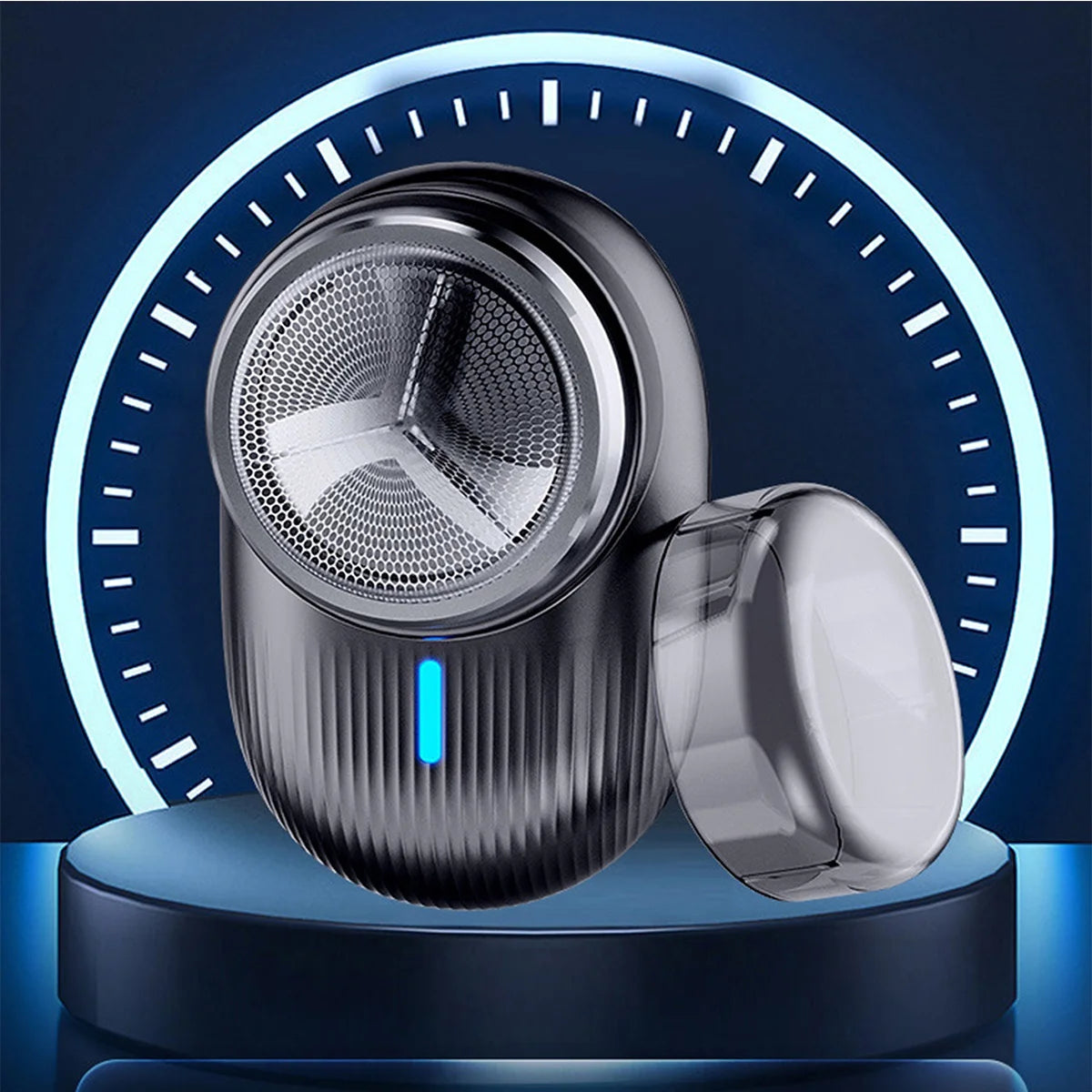 1pc Portable mini electric shaver, brand-new upgraded mini electric shaver, rechargeable, suitable for home, car and travel.